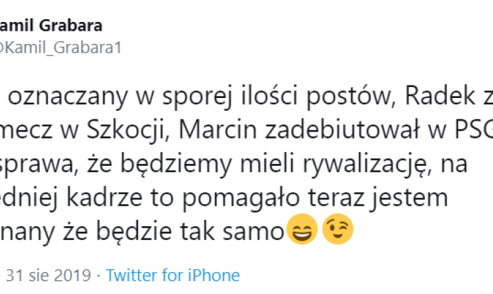 Grabara SKOMENTOWAŁ ostatnie występy Majeckiego i Bułki